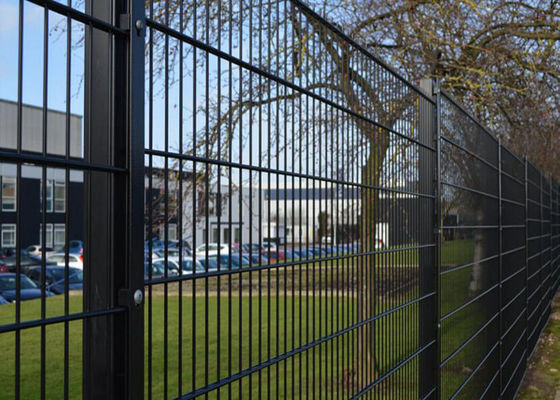 Çift Çubuk Kaynaklı Tel Çit Panelleri Yükseklik 1600mm Metal Tel Örgü Çit