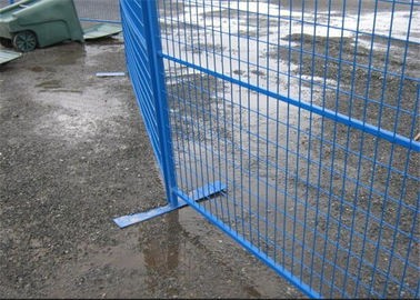 Güvenlik çıkarılabilir inşaat Kanada geçici çit galvanizli veya pvc kaplı